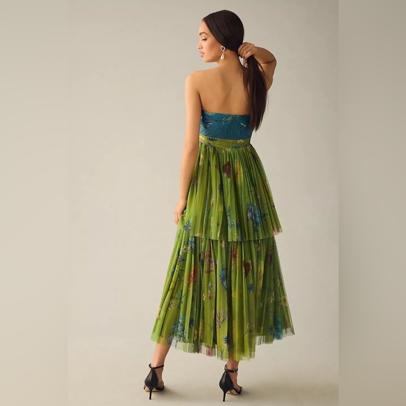 Geisha Designs Pleated Strapless Dress - Picture 3 of 9